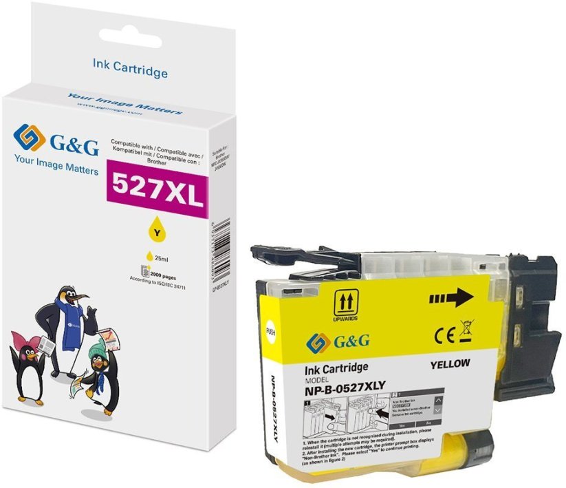 G&G nabój z Tonerem 1 ks Náhradný Wysoka (XL) wydajność Žltý (22064)