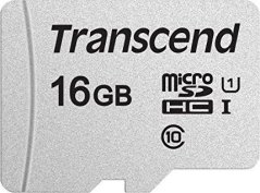 Transcend 300S MicroSDHC 16 GB Class 10 UHS-I/U1 V30 (TS16GUSD300S)