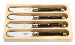 Laguiole Butter knife Dark Wood Set/4 (530114)