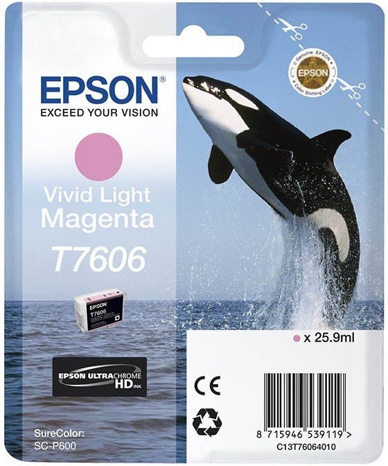Epson Toner T7606 Ultrachróme HD (vivid light magenta)