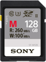 Sony SF-M Series SDXC 128 GB Class 10 UHS-II/U3  (SFG1M)