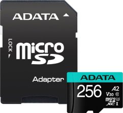 ADATA Premier Pro MicroSDXC 256 GB Class 10 UHS-I/U3 A2 V30 (AUSDX256GUI3V30SA2-RA1)