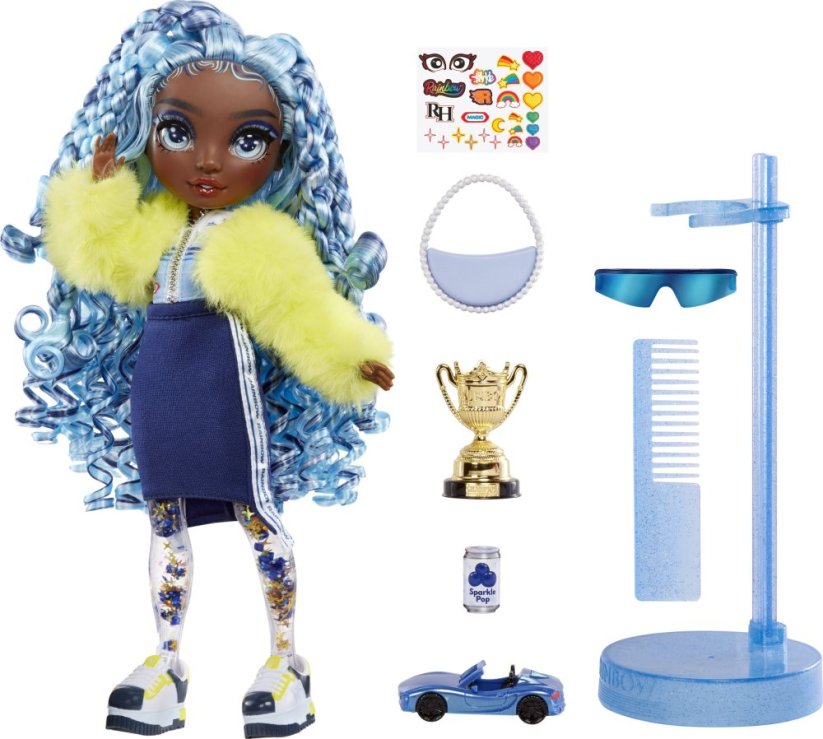 MGA Rainbow High Sparkle & Shine Fashion Dolls- MARINA (Blue)