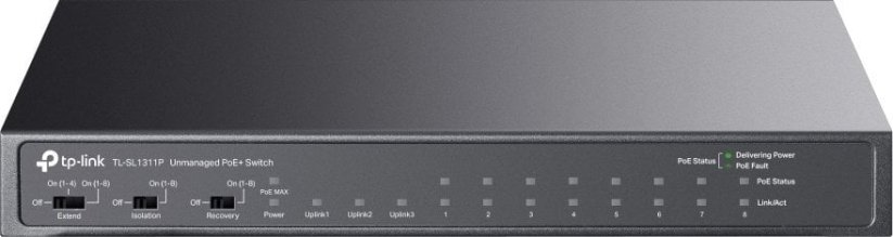 TP-Link Przełšcznik SL1311P 8xFE PoE+ 2xGE 1xSFP
