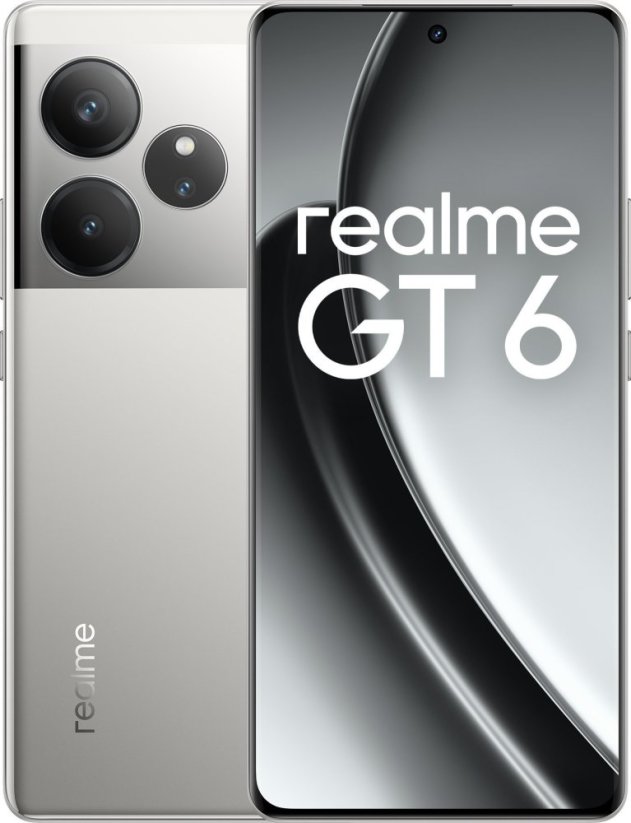 Realme GT 6 5G 12/256GB strieborný