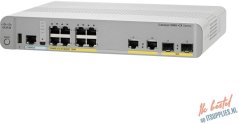 Cisco Cisco Catalyst 2960CX-8PC-L - Switch - managed - 8 x 10/100/1000 (PoE+) + 2 x SFP + 2 x 10/100/1000 - Desktop, an Rack montierbar, an DIN-Schiene montierbar, wandmontierbar - PoE+ (124 W) - wiederhergestellt