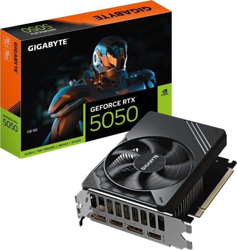 Gigabyte GeForce RTX 5050 D6 8GB GDDR6 DLSS4 (GV-N5050D6-8GD)