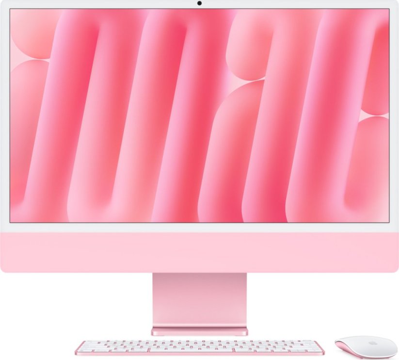 Apple 24inch iMac with Retina 4.5K display Apple M4 chip with 10core CPU and 10core GPU 24GB 512GB SSD Pink