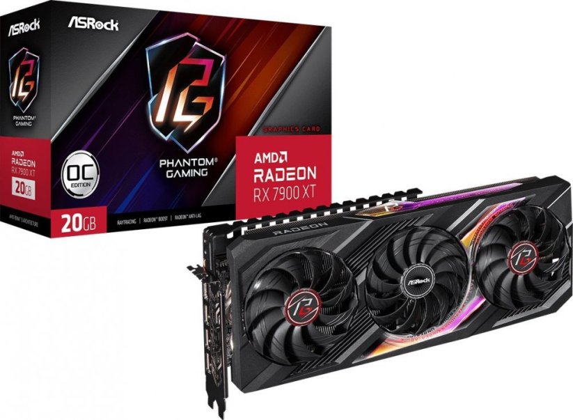 ASRock Radeon RX 7900 XT Phantom Gaming OC 20GB GDDR6 (RX7900XT PG 20GO)