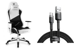SENSE7 Spellcaster Senshi Edition XL biały + kabel usb