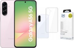 Samsung Galaxy A56 5G 8/256GB Różowy  (SM-A566BLICEUE) + Etui Clear Case