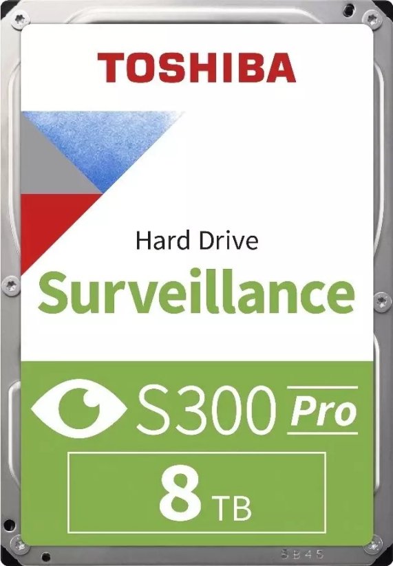Toshiba S300 Pro Surveillance 8TB 3.5'' SATA III (6 Gb/s)  (MD10ADA800V)