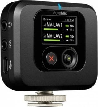 Shure MV-R-Z6 - Odbiornik nakamerowy MoveMic na zimną stopkę