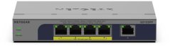 NETGEAR NETGEAR GS105PP - Switch - unmanaged - 1 x 10/100/1000 + 4 x 10/100/1000 (PoE+) - Desktop, wandmontierbar - PoE+ (83 W)