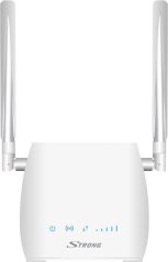 Strong Strong 300M router bezprzewodowy Fast Ethernet Jedna częstotliwości (2,4 GHz) 4G Biely