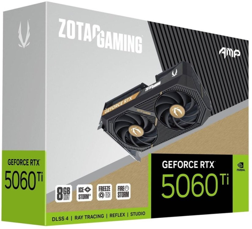 Zotac ZOTAC GAMING GeForce RTX 5060 Ti AMP, 8192 MB GDDR7
