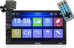 GrizzGlass Radio BLUETEC BC9000 2DIN 7" kamera