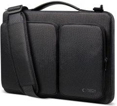 Tech-Protect Taška pre notebook 15-16 na ramię, Tech-Protect Defender Bag, Čierna