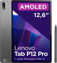 Lenovo Tab P12 Pro 12.6" 256 GB Sivý (ZA9D0063SE) + rysik Precision Pen 3