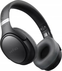 Veho Veho ZB-4 Sada słuchawkowy Przewodowy i Bezprzewodowy Opaska na głowę Połączenia/muzyka USB Type-C Bluetooth Čierny, Sivý