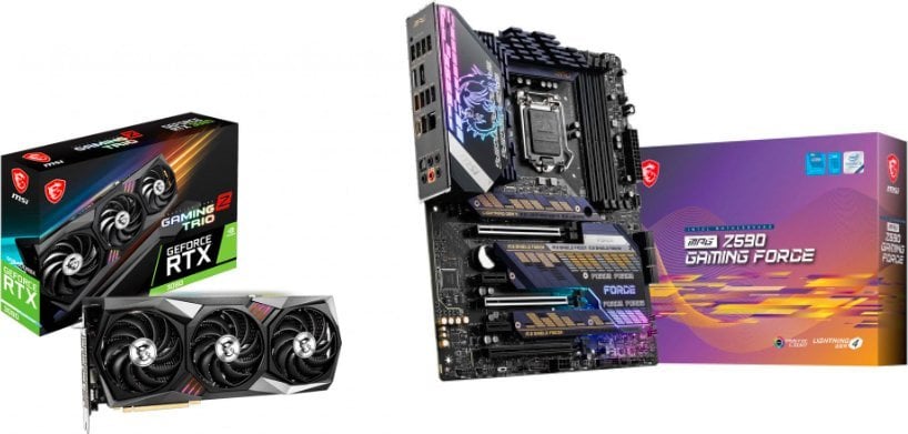 MSI GeForce RTX 3080 Gaming Z Trio 10GB GDDR6 + MPG Z590 GAMING FORCE