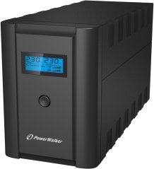 PowerWalker Zasilacz UPS VI 1200 SHL IEC UK Technologia line-interactive 1,2 kVA 600 W 6 x gniazdo sieciowe (10121012)