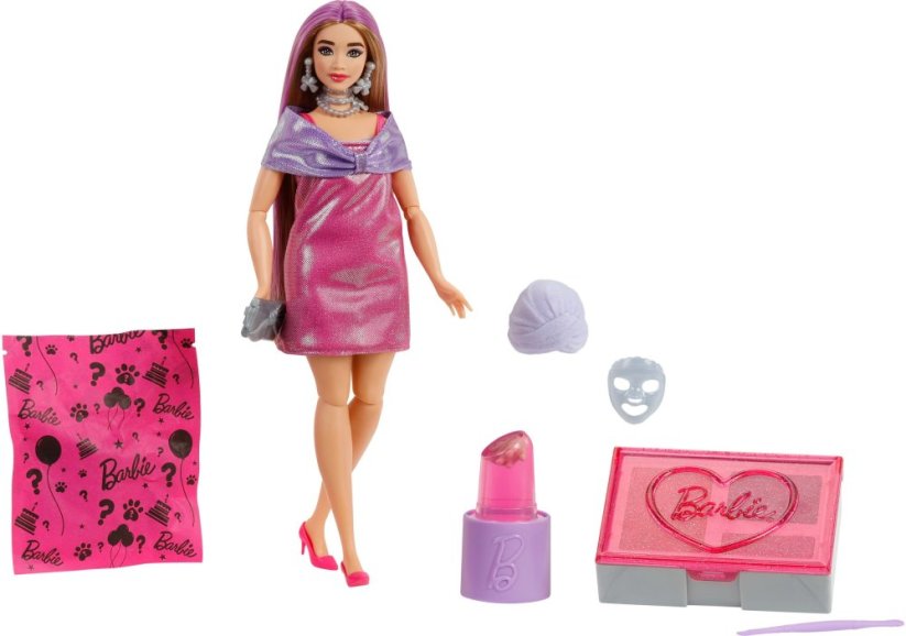 Mattel BARBIE PARTY UNBOXED REVEAL rinkinys - Curvy (JFY67)