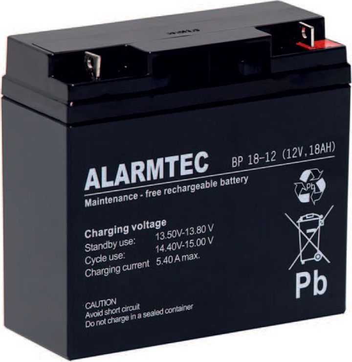 Alarmtec akumulátor 12V 18Ah (BP18-12)