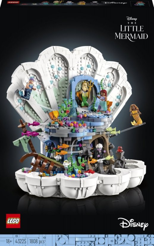 LEGO Disney Królewska muszla Małej Syrenki (43225)