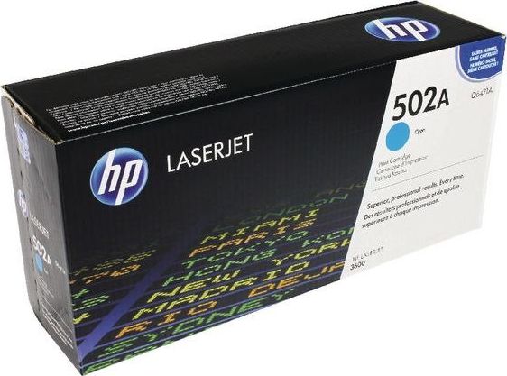HP 502A Cyan Originál  (Q6471A)