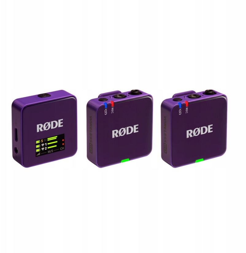 Mikrofon Rode Wireless Go III fialový (WIGOGEN3PUR)