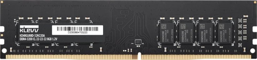 Klevv U-DIMM moduł pamięci 8 GB 1 x 8 GB DDR4 3200 MT/s 288-pin DIMM (KD48GU880-32N2200)