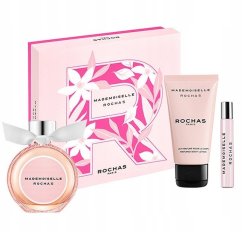 Rochas Set Mademoiselle Eau De Parfum For Women 50 ml + Mademoiselle Eau De Parfum For Women 7.5 ml + Mademoiselle Body Lotion All Over The Body 50 ml For Women