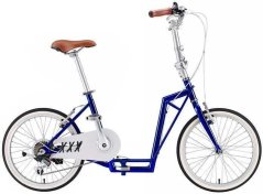 The-sliders Lite Navy Blue Bicykel-hulajnoga 2w1