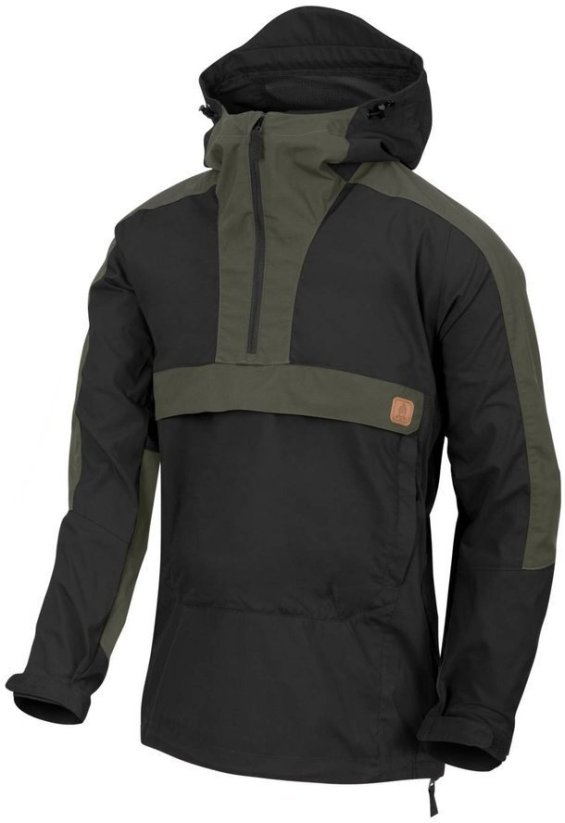 Helikon-Tex Bunda Anorak WOODSMAN® - Čierna / Taiga Green A