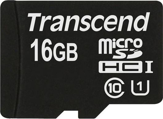 Transcend Premium MicroSDHC 16 GB Class 10 UHS-I/U1  (TS16GUSDCU1)