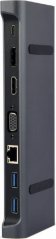 Gembird Adapter USB-C 9w1, HDMI, USB-C PD, VGA, DP, USBx3, Audio, LAN