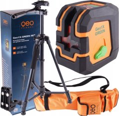 Geo Fennel Cross line laser with tripod, set Geo-Fennel Geo1X GREEN