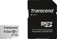 Transcend 300S MicroSDXC 512 GB Class 10 UHS-I/U3  (TS512GUSD300S-A)