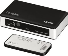 LogiLink LogiLink Switch HDMI 3x1-Port, 4K/60Hz, HDCP,HDR,CEC,RC