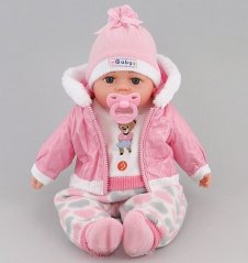Adar Bábika z polskim dźwiękiem 45cm w worku