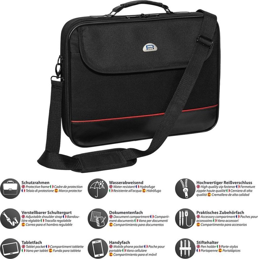 Pedea PEDEA Notebook Starterset Trendline 33,8cm (13,3"), schwarz