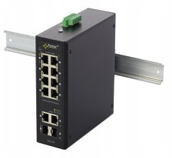 Pulsar ISFG108 Switch przemysłowy PoE (8xPoE,