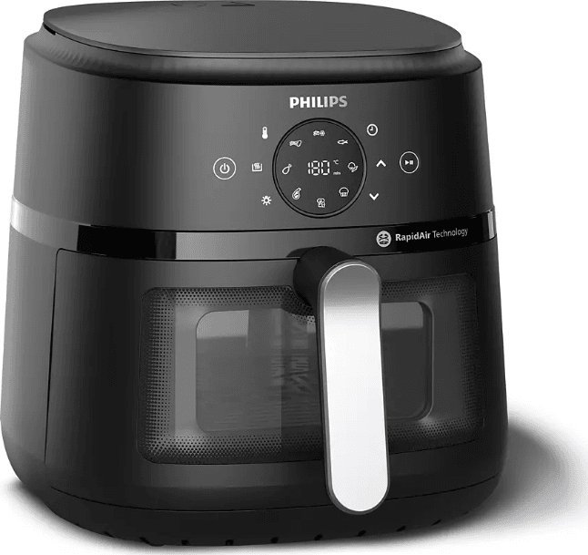 Philips Philips NA231/00 Airfryer, 1700 W, Pan volume 6.2 L, Black, Silver | Philips Airfryer | NA231/00 | Power 1700 W | Capacity 6.2 L | Black/Silver one size