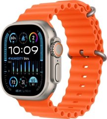 Apple Watch Ultra 2 GPS + Cellular 49mm Titanium Case Ocean Band Oranžový