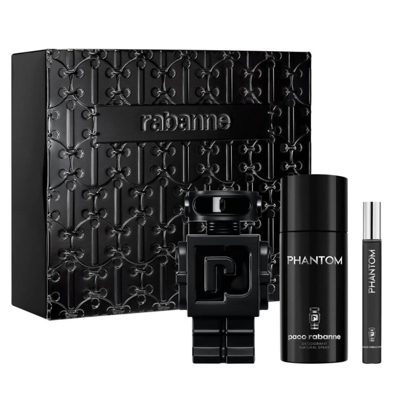 Paco Rabanne Rabanne Phantom Parfum Miniaturka 5Ml + Dezodorant W Sprayu 150Ml + Parfum - 100Ml