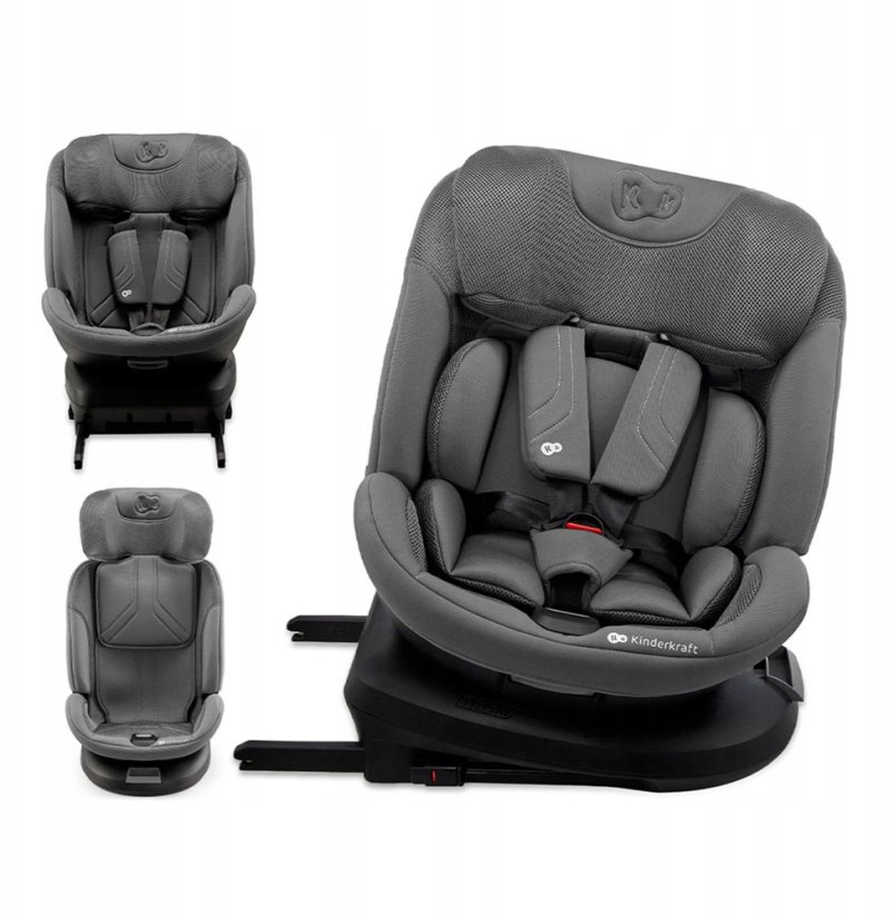 Lorelli Automobilinė kėdutė Kinderkraft Xpedition 3, 0-36 kg, grey