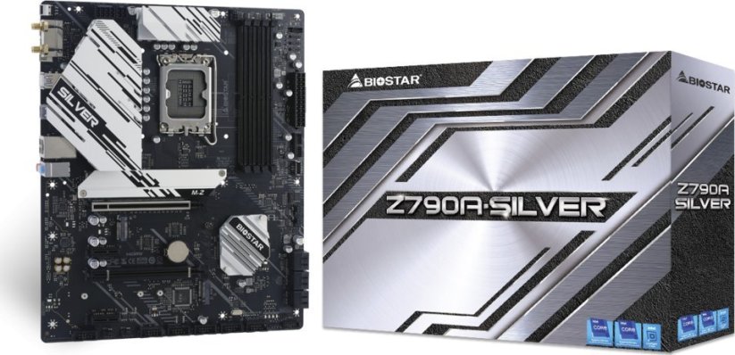 Biostar Mainboard|BIOSTAR|Intel Z790|LGA1700|ATX|Memory DDR5|Memory slots 4|2xPCI-Express 3.0 1x|1xPCI-Express 4.0 16x|1xPCI-Express 5.0 16x|3xM.2|1xHDMI|1xDisplayPort|2xUSB 2.0|5xUSB 3.2|1xUSB-C|1xRJ45|3xAudio port|Z790A-SILVER