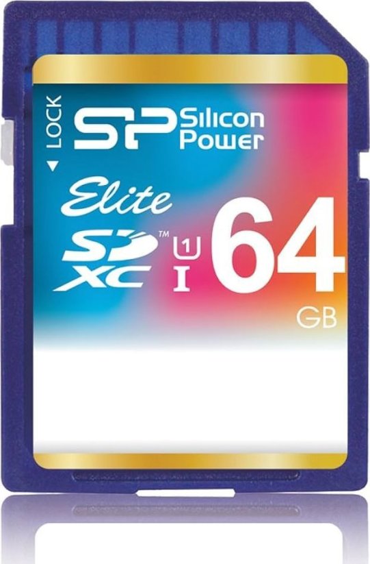 Silicon Power Elite SDXC 64 GB Class 10 UHS-I/U1  (SP064GBSDXAU1V10)