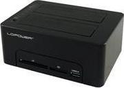 LC-Power Dockingstation LC-Power USB 3.0 2-Bay 2,5"/3,5"HDD/SSD + Hub